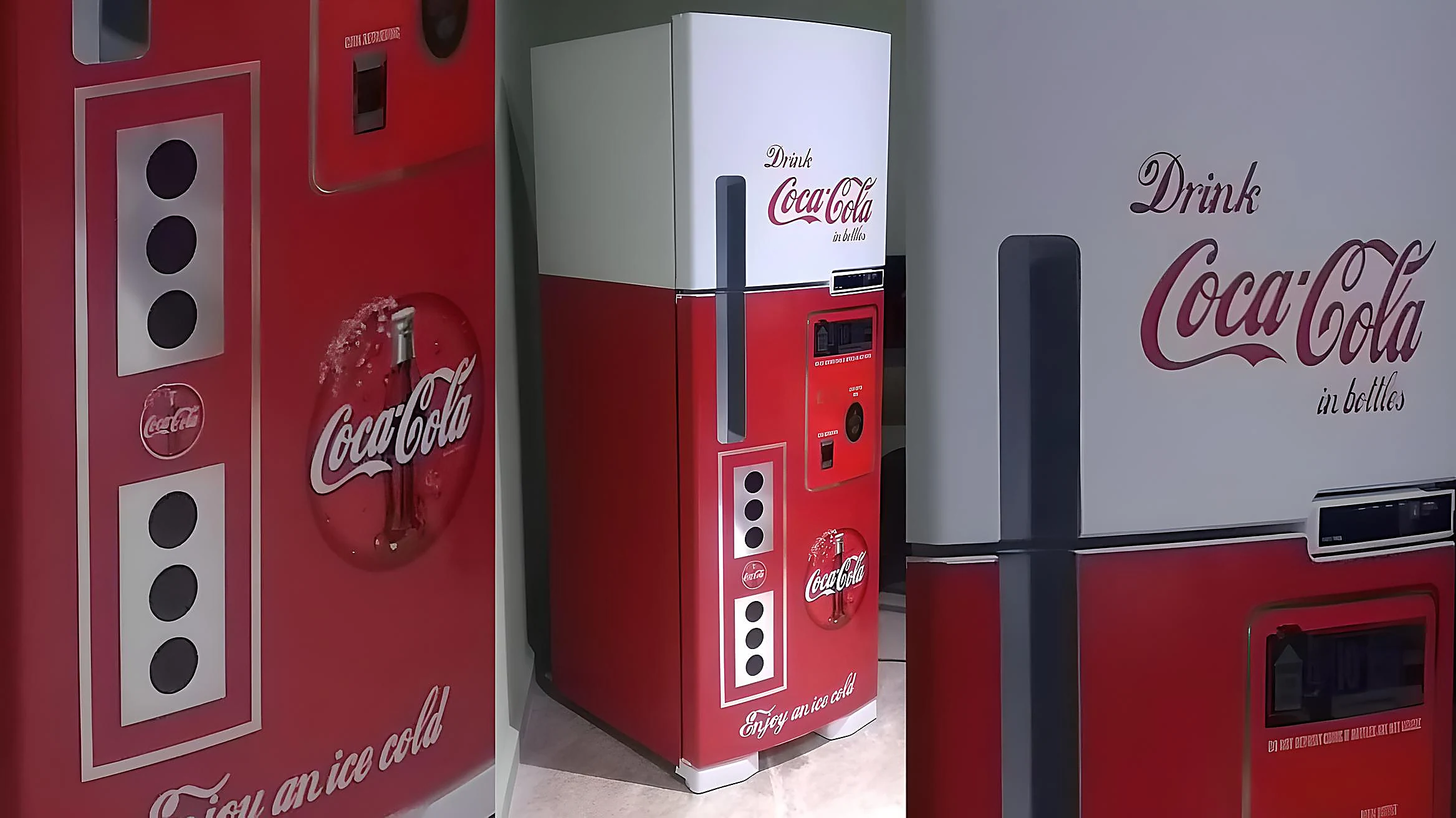 Movél expositor 100% envelopado com adesivos automotivos rosa em 2 tons