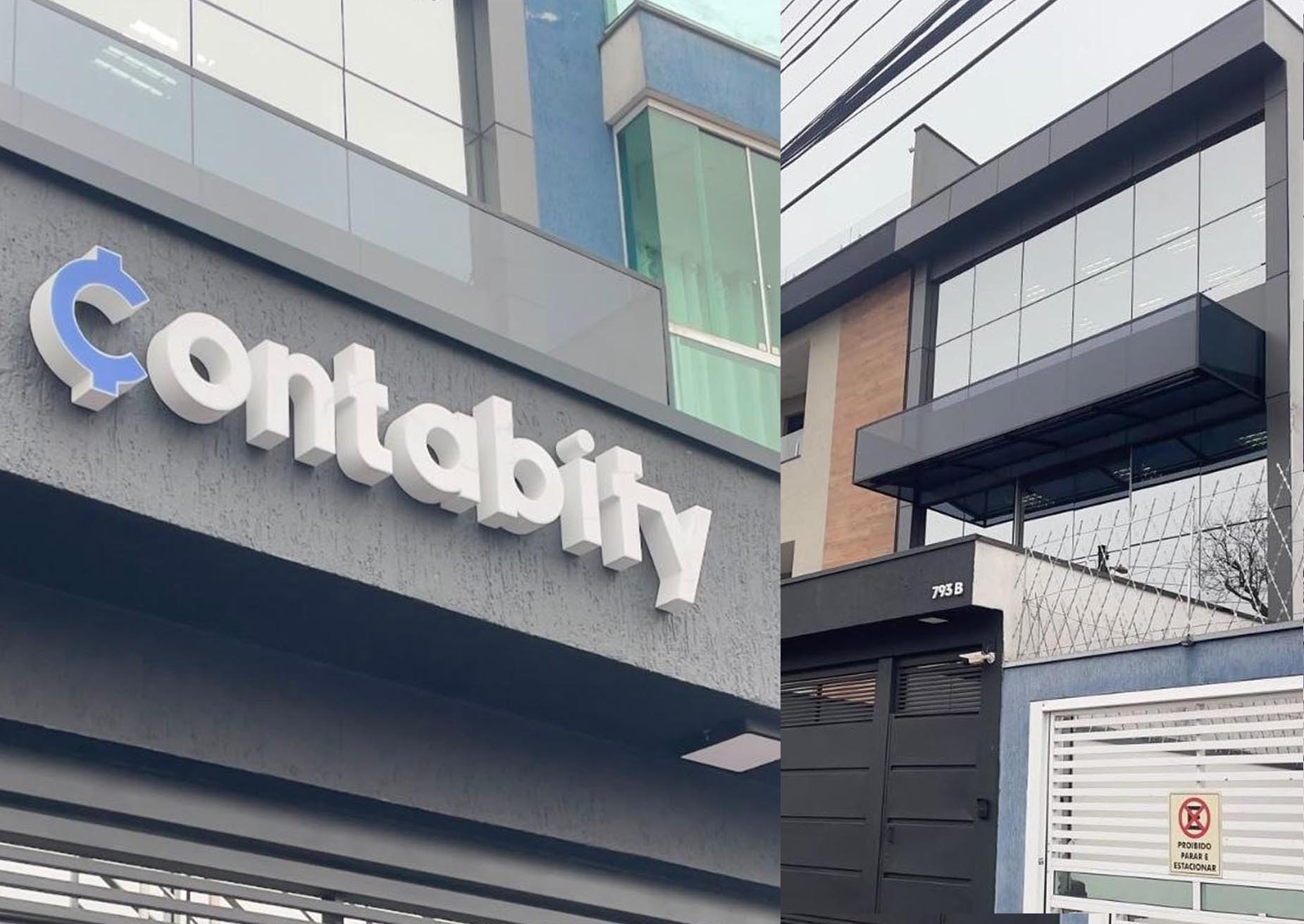 Fachada comercial em ACM com letras caixa em acrílico iluminadas instalada pela Momentvm Opvs em São Paulo.